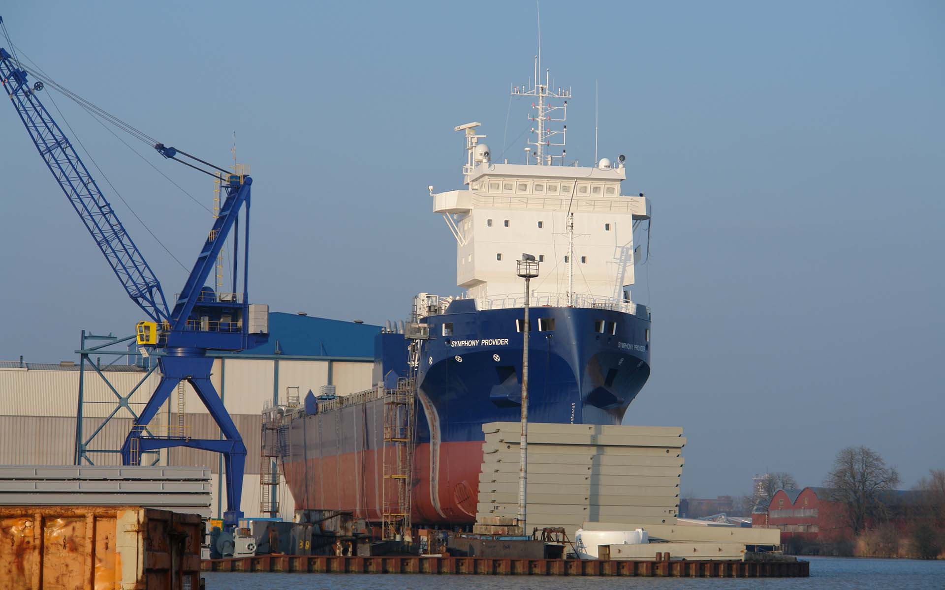 Launching Nb. 434 ‘Symphony Provider’ for Symphony Shipping - Shipyard